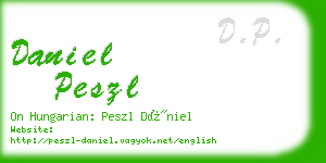daniel peszl business card